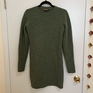 Ralph Lauren Rugby Wool Sweater Dress with Elbow Patches